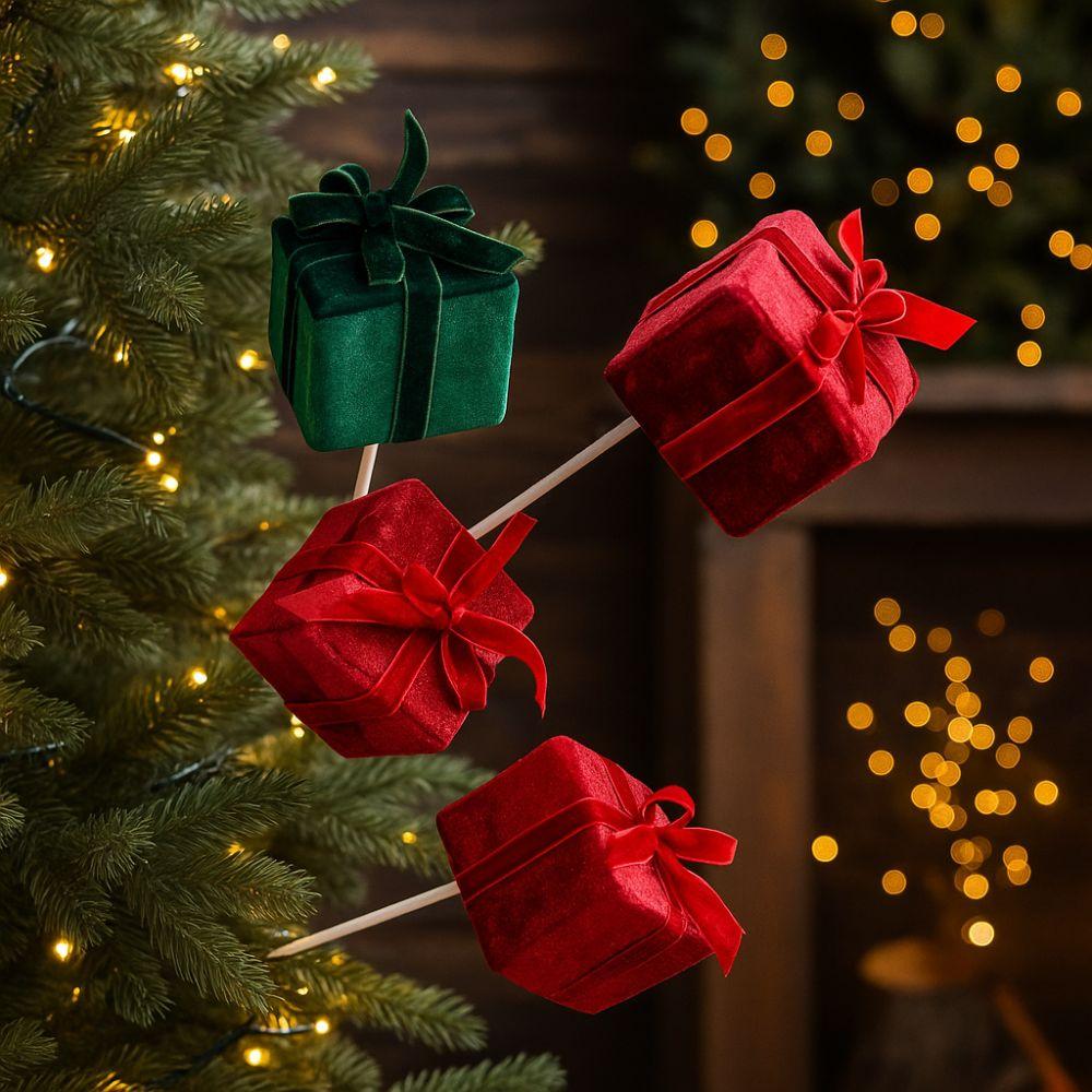 45cm Vánoční dárková krabice Větve Ručně vyráběné Vánoční ozdoby Vánoční stromek Dekorace