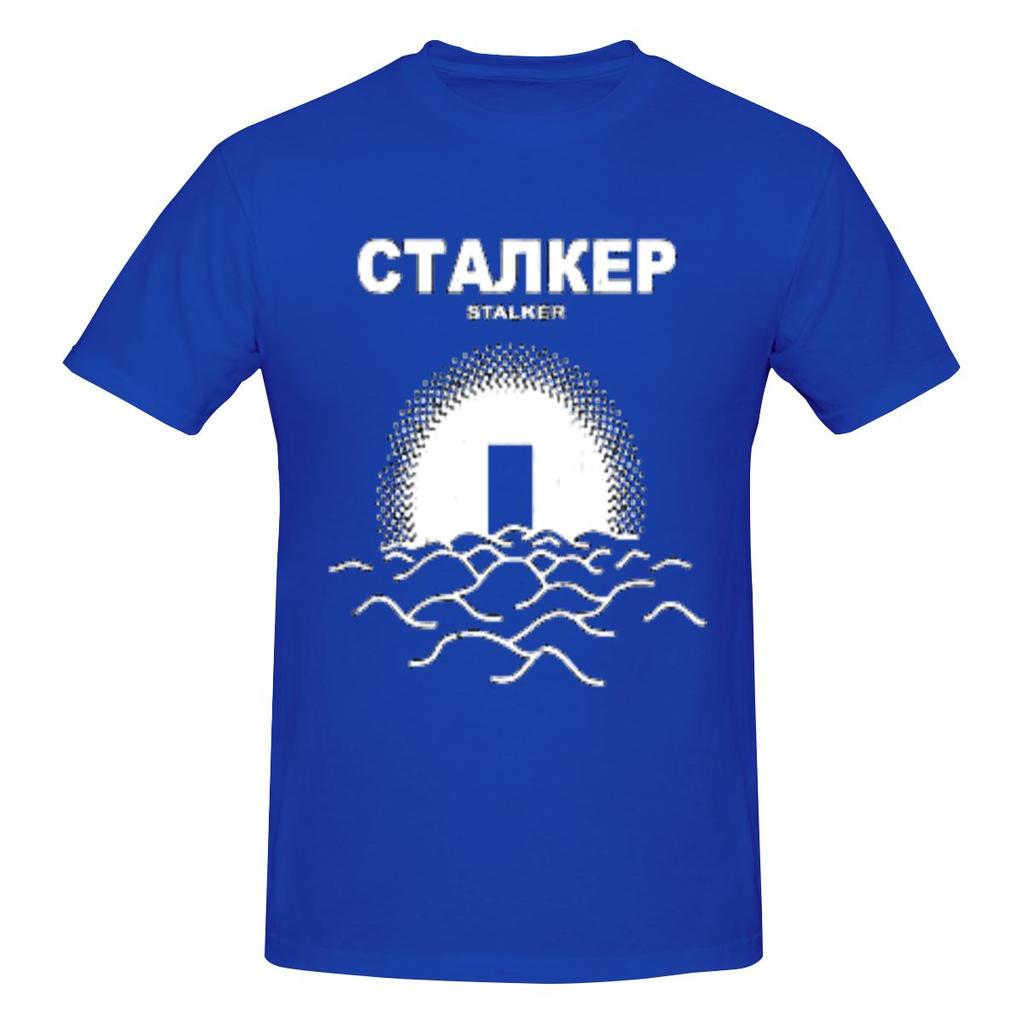 T-shirt Unisexe Drôle Stalker Tarkovsky Hauts Imprimés Sont Amples Et Coupe Ajustée T-shirts Unisexe