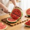 Intricate Handle Wood Cutting Board Scalloped Edge Bread Board Chopping Board  Cutting Meat