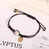 Handmade Colorful Rope Lucky Cat Bracelet For Women Girls Bangles Trendy Jewelry