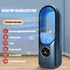 Portable Mini Air Conditioner USB Air Cooler Fan Bladeless 6 Speed Silent Cooling Fan with Timer Desktop Personal Space Cooler Y088
