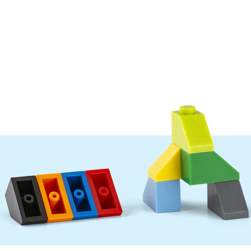 Non-Toxic 100G Bulk Small Particle 3040 Moc Building Block 1X2 Slope Brick Accessories Building Block Castle Toys