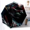 1pc Flash Speedster Automatic Folding Umbrella - Compact 8-Rib Design,Festive Gift for Friends & Family, Compact Umbrella 21145