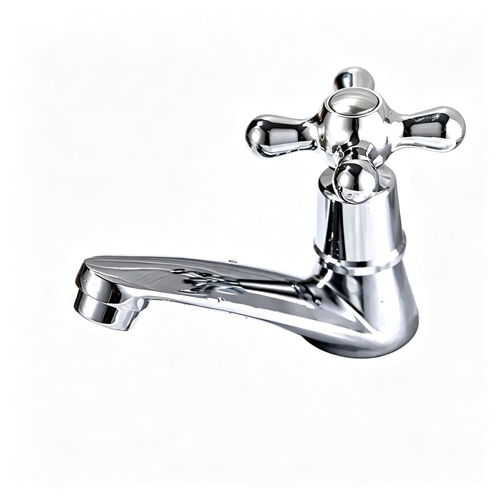 1 PC Single Hole Basin Faucet, Single Cold Hand Washing Faucet, Hotel Bathroom Garden Faucet, Fashionable and Creative Faucet