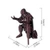 Funny 3D Printing Knight Ornaments Creative Desktop Accessory Kneeling Knight Pen Holder  Office