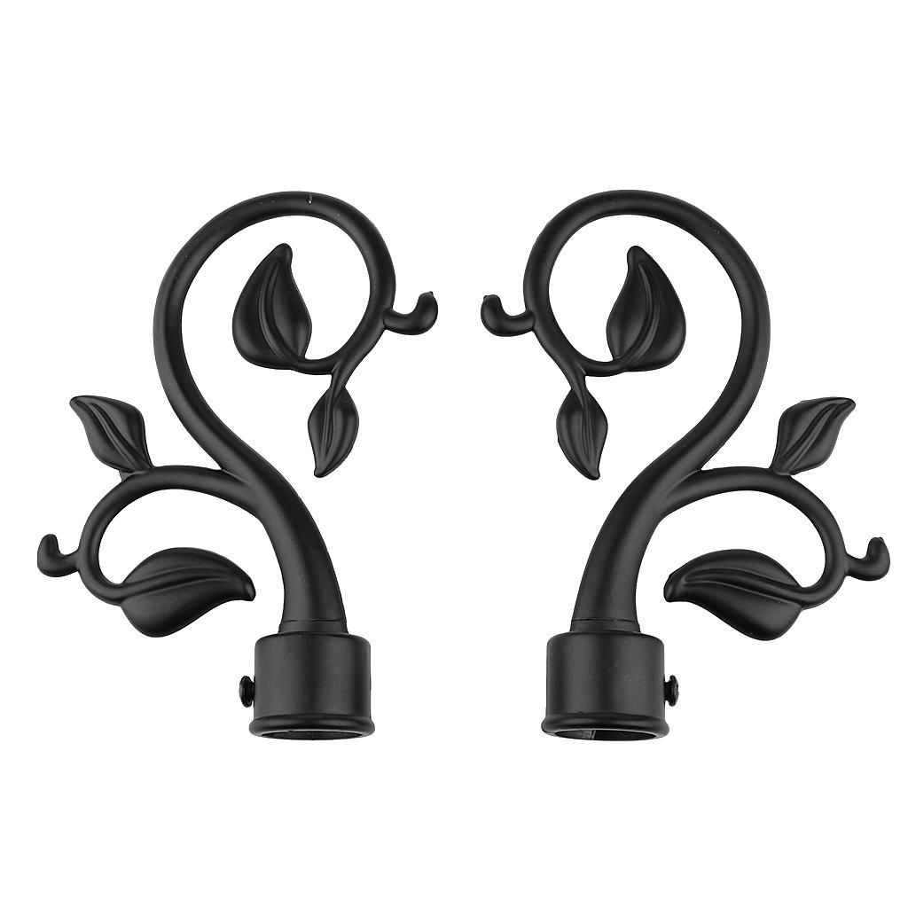 1 Pair Decorative Curtain Drapery Rod/Pole Finials Ends for 22mm Curtain Poles  Fashionable Design Curtain Decorative
