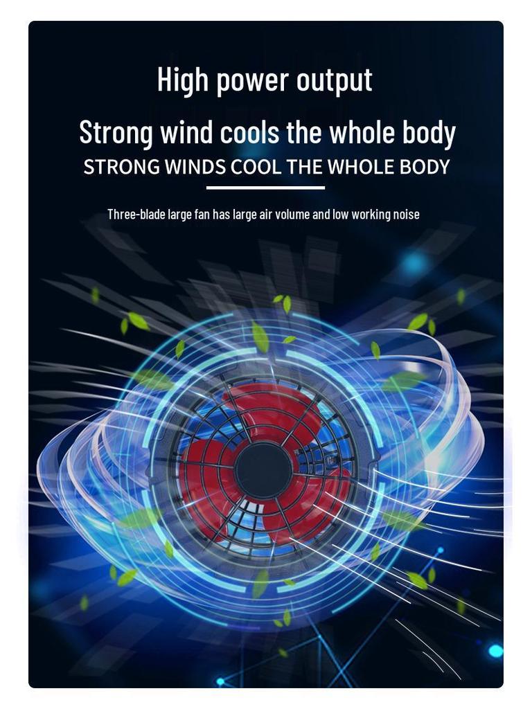 Men's and Women's Summer Cooling Workwear: Rechargeable, Fan-Integrated, Waterproof, UV-Resistant, Heatstroke-Prevention Clothing.