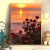 Diy Digital Oil Painting Flower Landscape Filling Coloring Oil Painting Stall Toy Painting