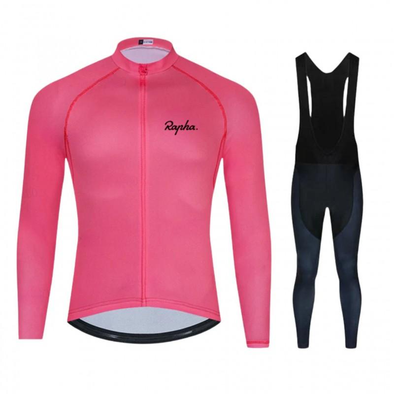 Long Sleeve Cycling Jersey Set Unisex Mountain Road Bike Quick Dry Sportswear