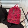 Zaino1011 nuovo stile punk personalità europea e americana zaino con borchie a croce zaino in PU tendenza moda borsa da donna