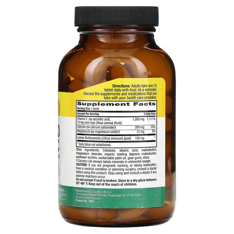 Buffered Vitamin C, 1,000 Mg, 100 Tablets