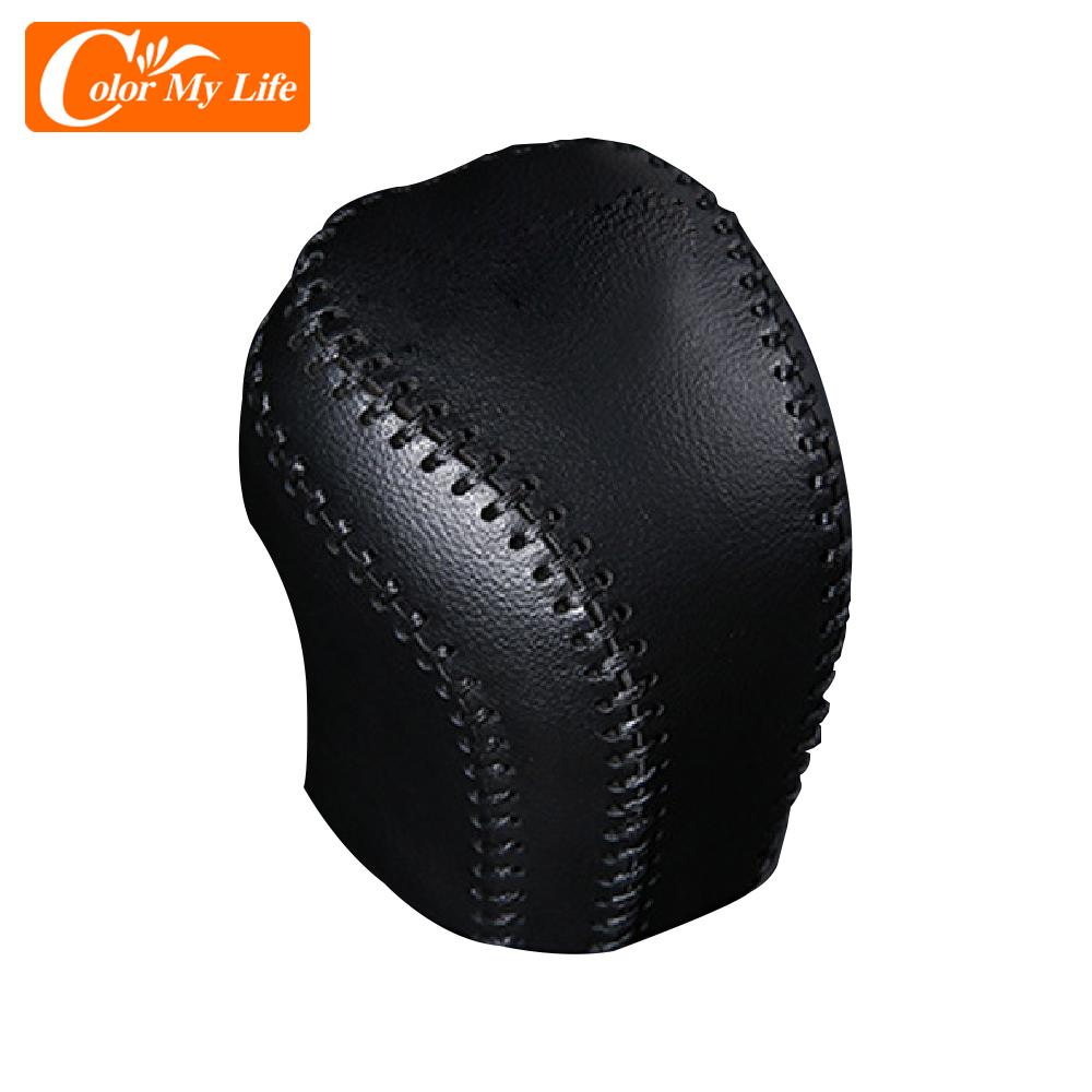 Auto Schalthebelmanschetten für Toyota Camry 70 Corolla    AT Leder Innenraum Schalthebelknauf Kopf Abdeckung