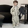 Boys' Workwear Spring Outfits Children's Casual Sports Clothes Baby Handsome Two-Piece Set