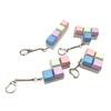 Creative Decompression Keyboard Fidget Toy Macaron Keycaps Fidget Keychain Stress Relief Mini Toy Pendant