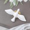 Individualized Brooches Accessory Stylish Peace Doves Shaped Lapel Pin Ornament