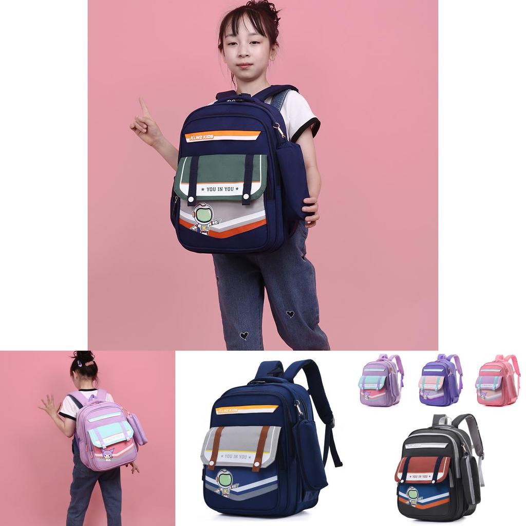 Adorable 2024 Cartoon Backpack For Kids Big Capacity Oxford Fabric School Bag