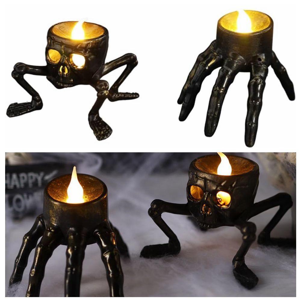 LED Candle Light Halloween Flameless Candle Light Halloween Indoor Decorative Light Festival