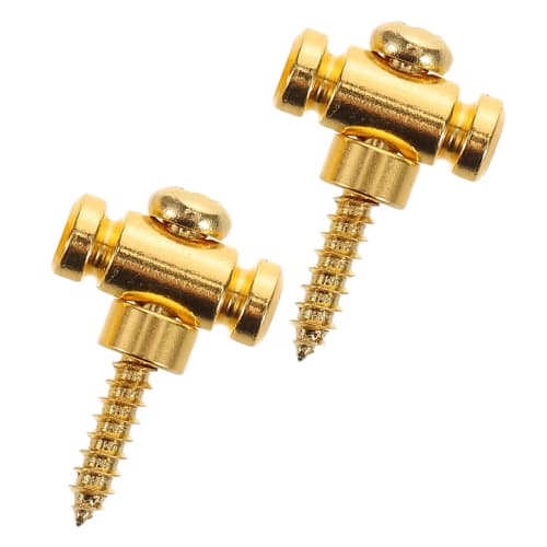 VICASKY Roller Guitar String Retainer for Guitar and Bass, Brass String Tree Headstock Guide, Tension Relief, Parts Accessories, 1 Pair