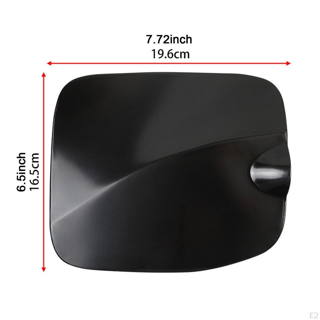 Fuel Filler Lid Gas Tank Door Cover High Performance Car Accessory Iron Easy Installation Replaces
