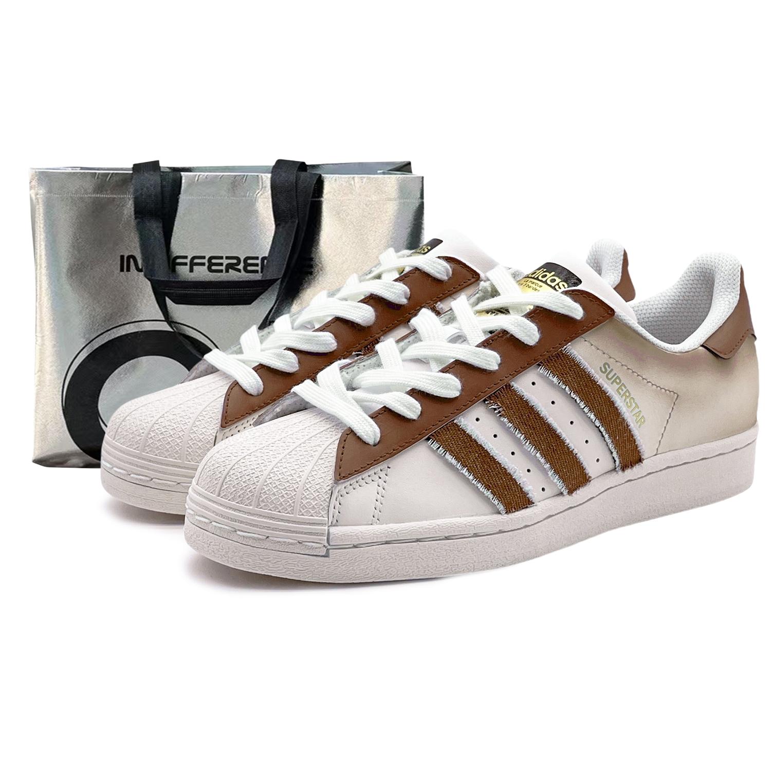 

Adidas Originals SUPERSTAR Wear resistant And Lightweight Low top Skateboard Shoes Unisex White EG4958(Team486-S) 44⅔