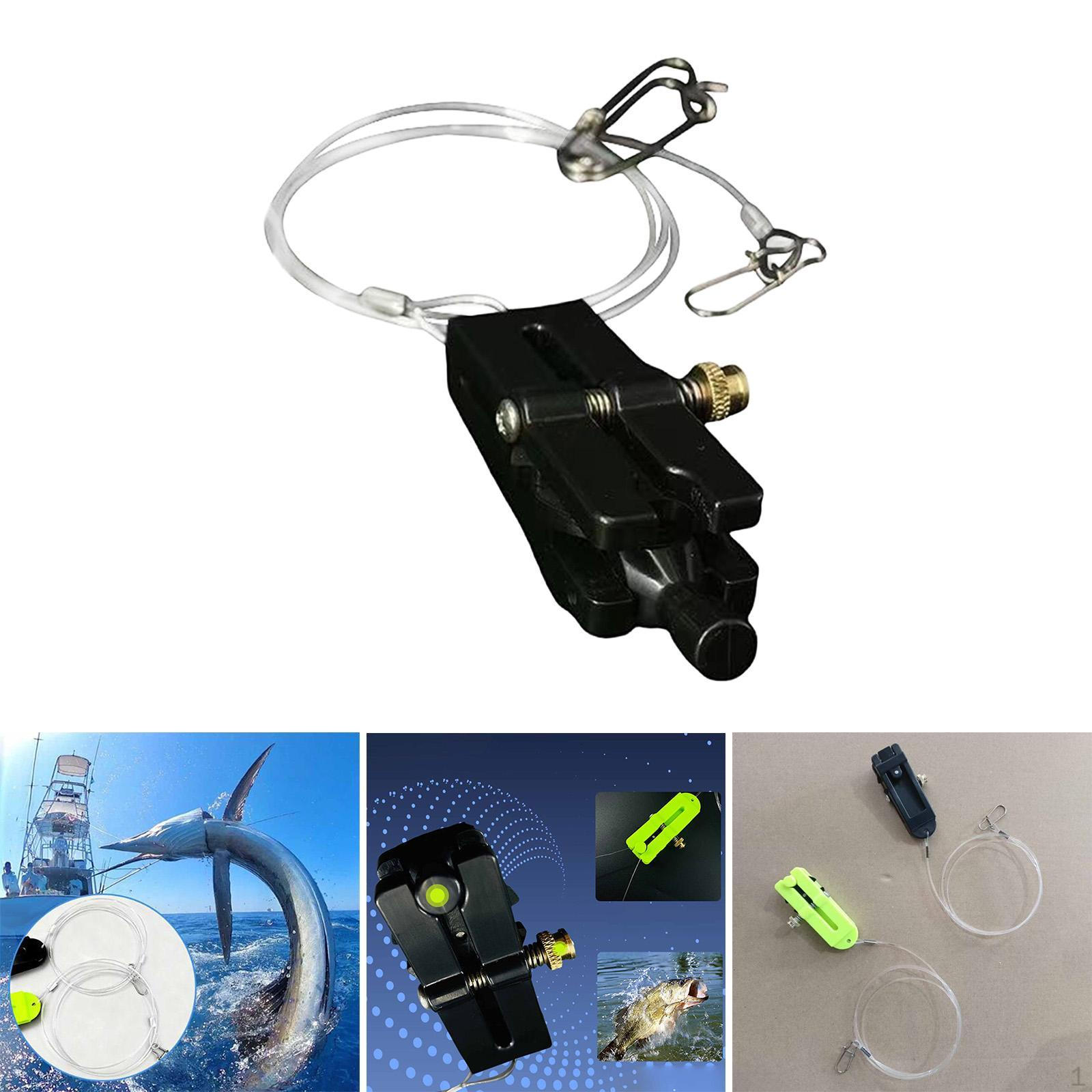 

Line Release Clips Adjustable Portable Professional Fishing Downrigger Snap for Trip чёрный