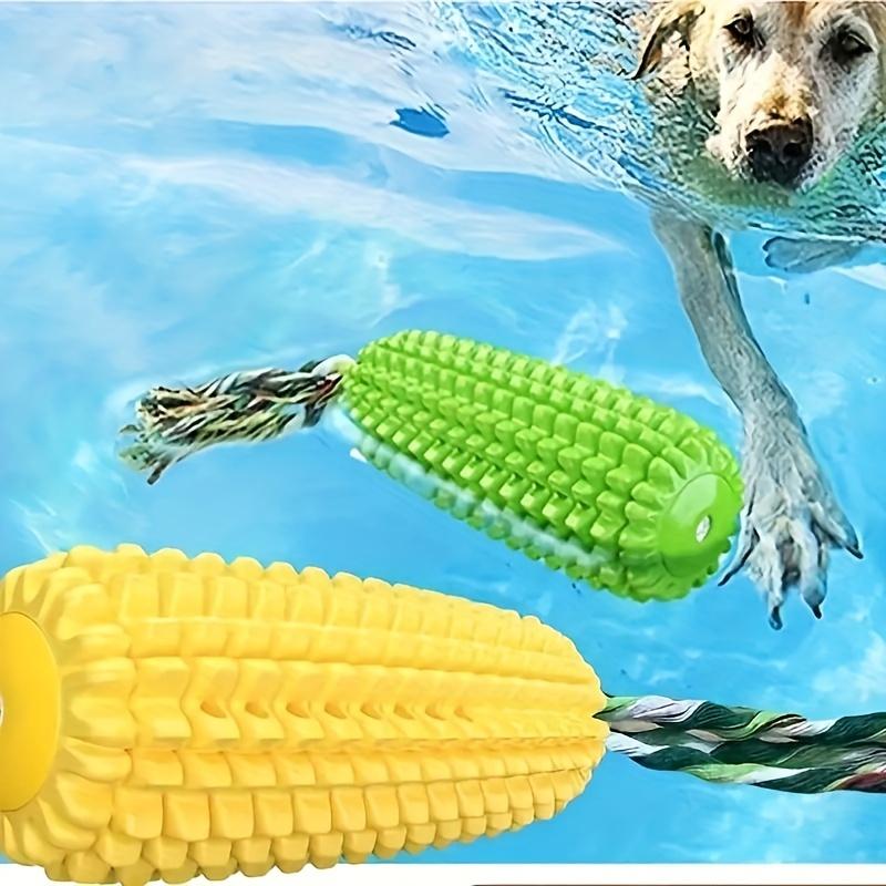 Dog Chew Toys, Puppy Toothbrush Clean Teeth Interactive Corn Toys, Dog Toys Aggressive Chewers Meduium Large Breed Vocal Teether