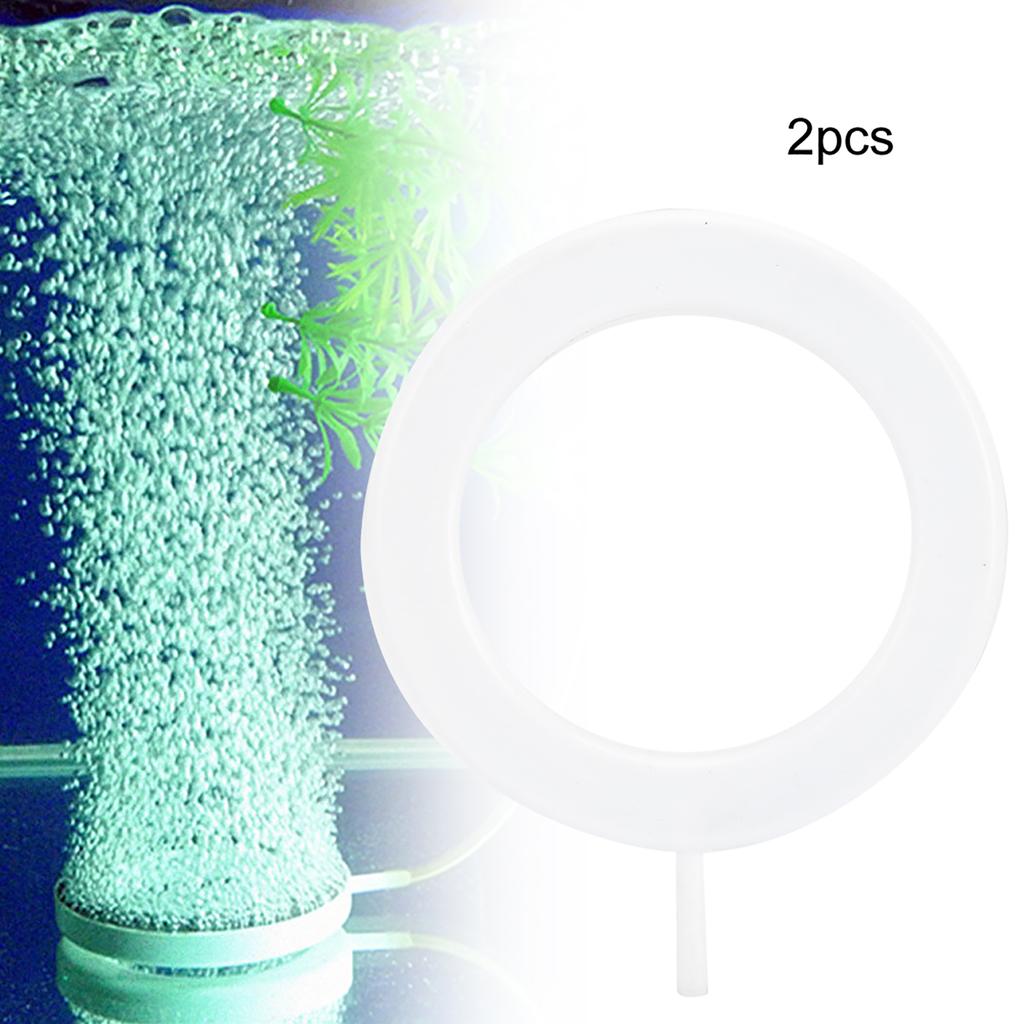 2 STÜCK Aquarium Sauerstoffanreicherung Luft Aerobischer Stein Aquarien Belüftungspumpe Blasenplatte