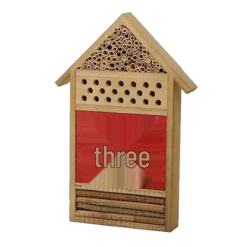Outdoor Garden Wooden Insect House Decorative Hanging Birdcage