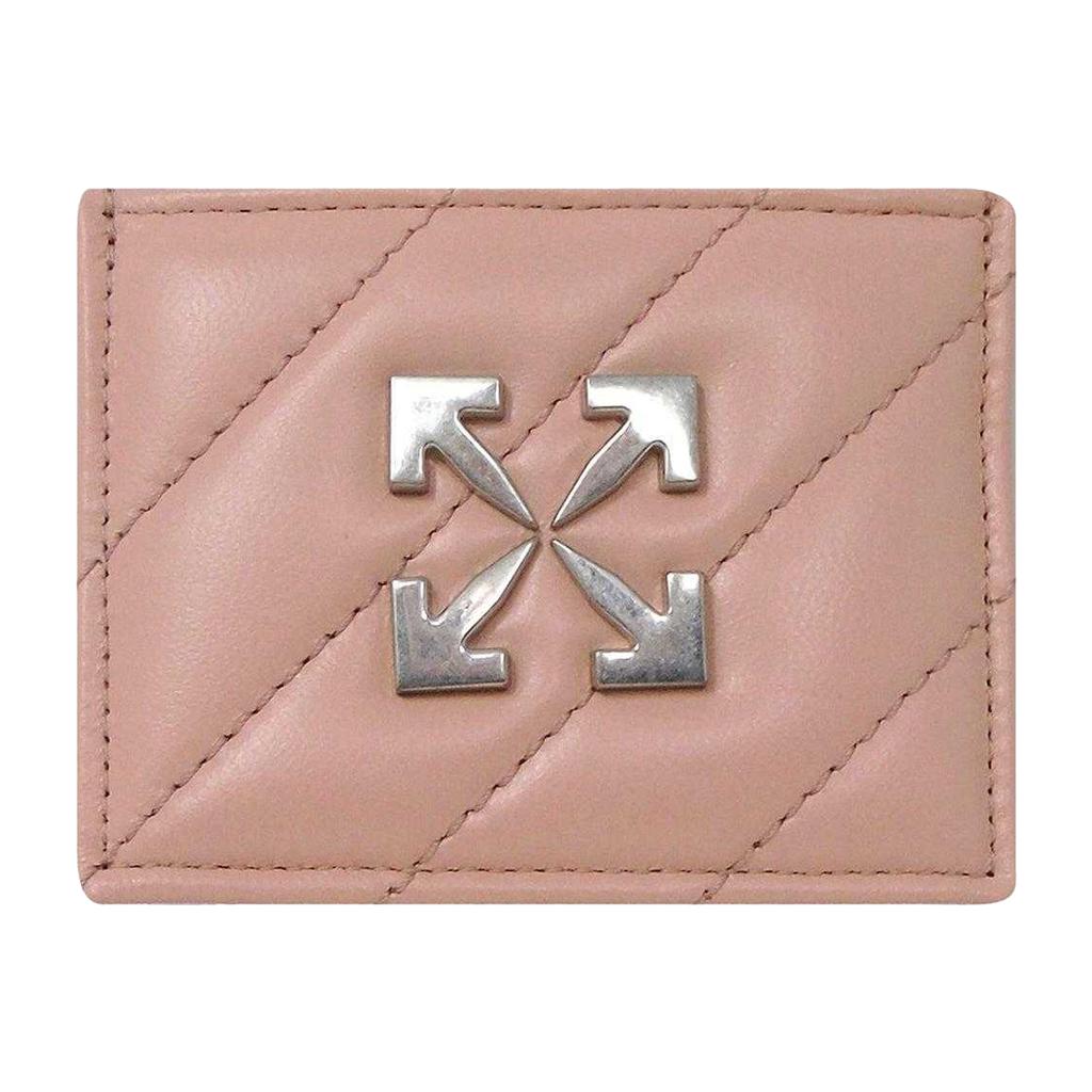 Off-White Jackhammer Logo Leather Card Holder