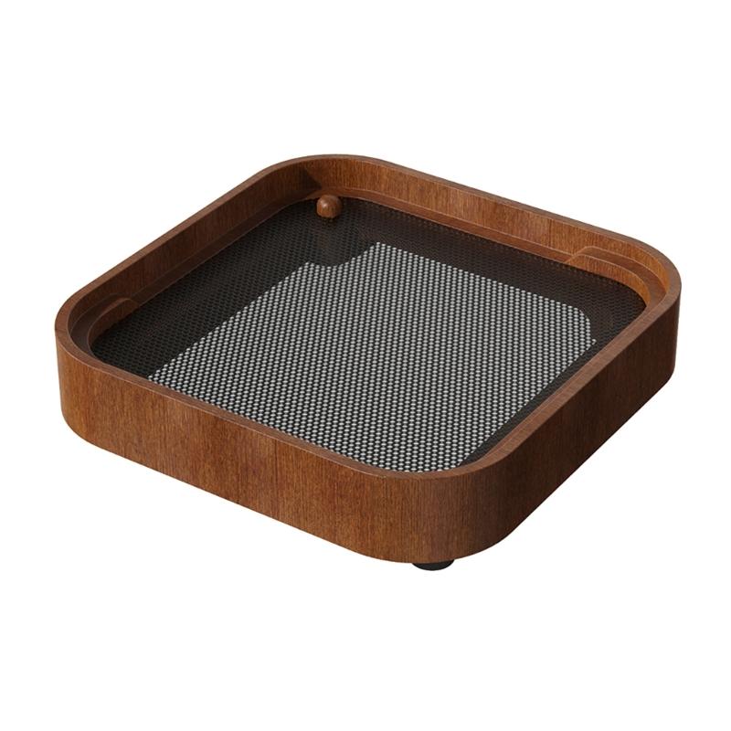 

Wooden Heat Dissipation Risers for Power Button AntiDust Filter Wood Aesthetic NonSlip Protections 1