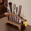 Ebony and Walnut Tea Ceremony Six Gentlemen Set