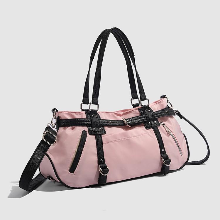 Korean Version Motorcycle Bag for Women 2025 New Large Capacity Yoga Fitness Travel Commuting Crossbody Shoulder Bag Trendy