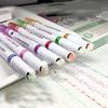 6Pcs/Set Creative Colored Highlighter Pen Set Flowers Line Shaped Line Shaped Marker  Journaling