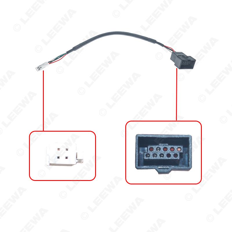 

Great Wall H1 USB Adapter Cable: 10Pin to 4Pin for Navigation and Audio-Visual Systems LEEWA