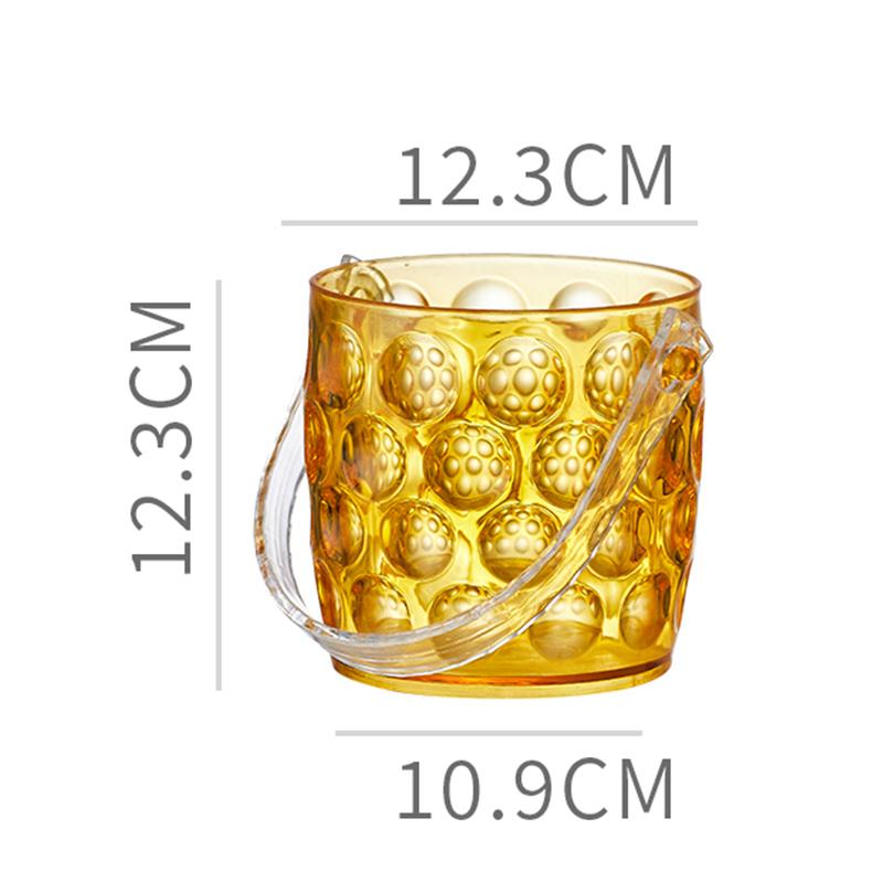 Transparent Wine Ice Cooler For Party Home Whisky Ice Bucket Ice Champagne Bucket Thermal Beer Bucket Bar Accessories