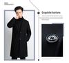 2025 Autumn/Winter Men's Mid-Length Woolen Trench Coats - Thickened, Casual High-End Jackets
