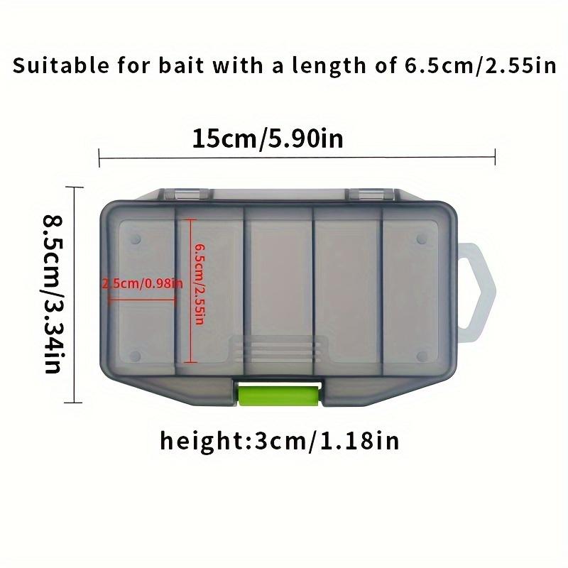 FTK Luya Bait Box Accessory Box Single Layer Single-sided Storage Box Fishing Tackle Box Soft Bait Hard Bait Storage Microfluidic Toolbox Portable