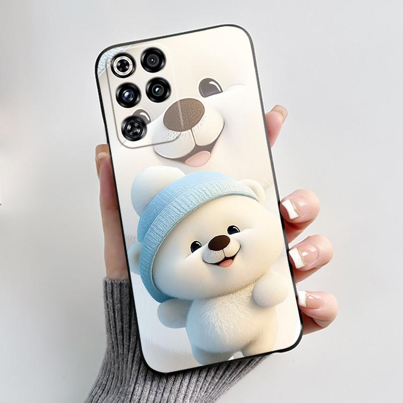 Für ZTE Nubia Red Magic 11 Pro Hülle Niedliches Liebeshase Lustig Schwarz Matt Weiche Silikonhülle Für RedMagic 11 Pro + Plus Handyhülle