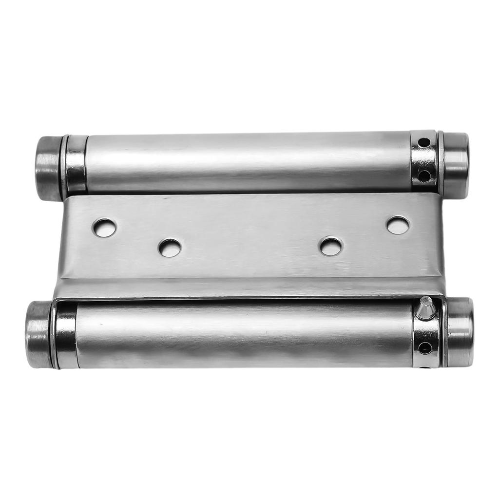 Silver Stainless Steel Two Way Door Hinge Rust Proof and Smooth Movement