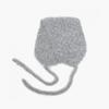 New Arrivals Open Run Winter Knit Bonnet Hat With Fur Trimming String For Women
