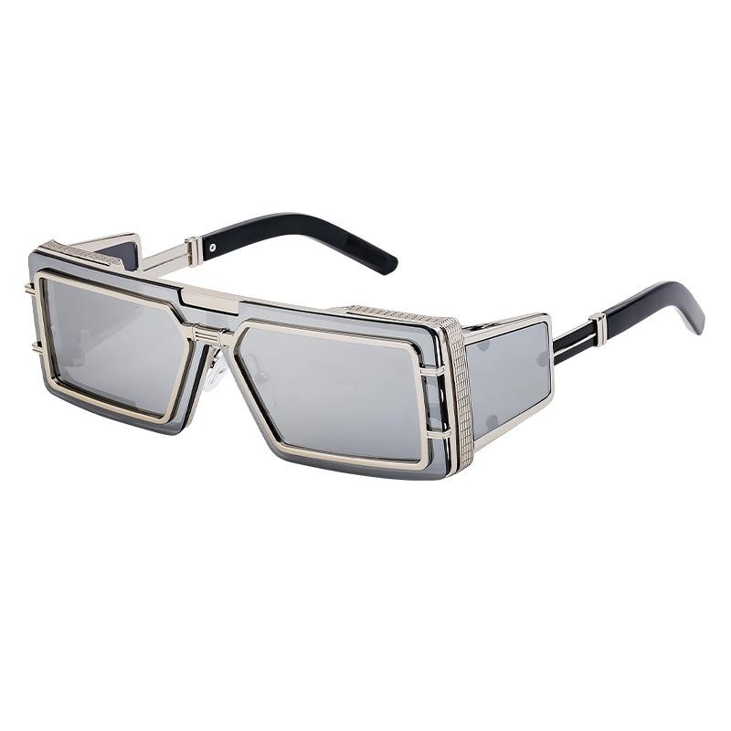 Full-Frame Glasses Men'S Future Technology Advanced Sense Square Sunglasses Sunglasses Shades