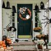 Halloween Wreath Front Door Hanger Garlands Decor Halloween Decorations Wall Hanging Ornament Wreaths Halloween Party Supplies