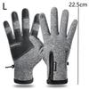 Motorcycle Gloves Winter Thermal Fleece Lined Winter Cold-Proof Full Finger Touchscreen Ski Waterproof Riding Accesso