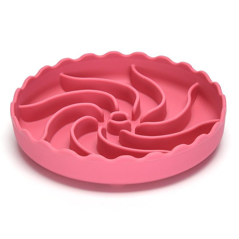 Dog Slow Eating Bowl Food-grade Silicone Pet Dog Bowl Large Dog Anti-choking Bowl
