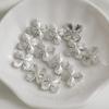 14K Gold-Filled Zircon Clover Spacer Beads: Crystal Bracelet DIY Jewelry Accessories