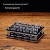 Retro Frosted Acrylic Shot Glass Holder