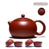 High-end Yixing Purple Clay Teapot Famous Handmade Ball Hole Filter Xishi Tea Pot Raw Ore Dahongpao Kettle Zisha Tea Set Gifts