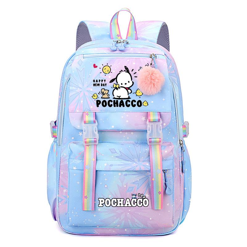 Pochaco Pacha Dog Cartoon Cute Backpack Sweet School Style Schoolbag