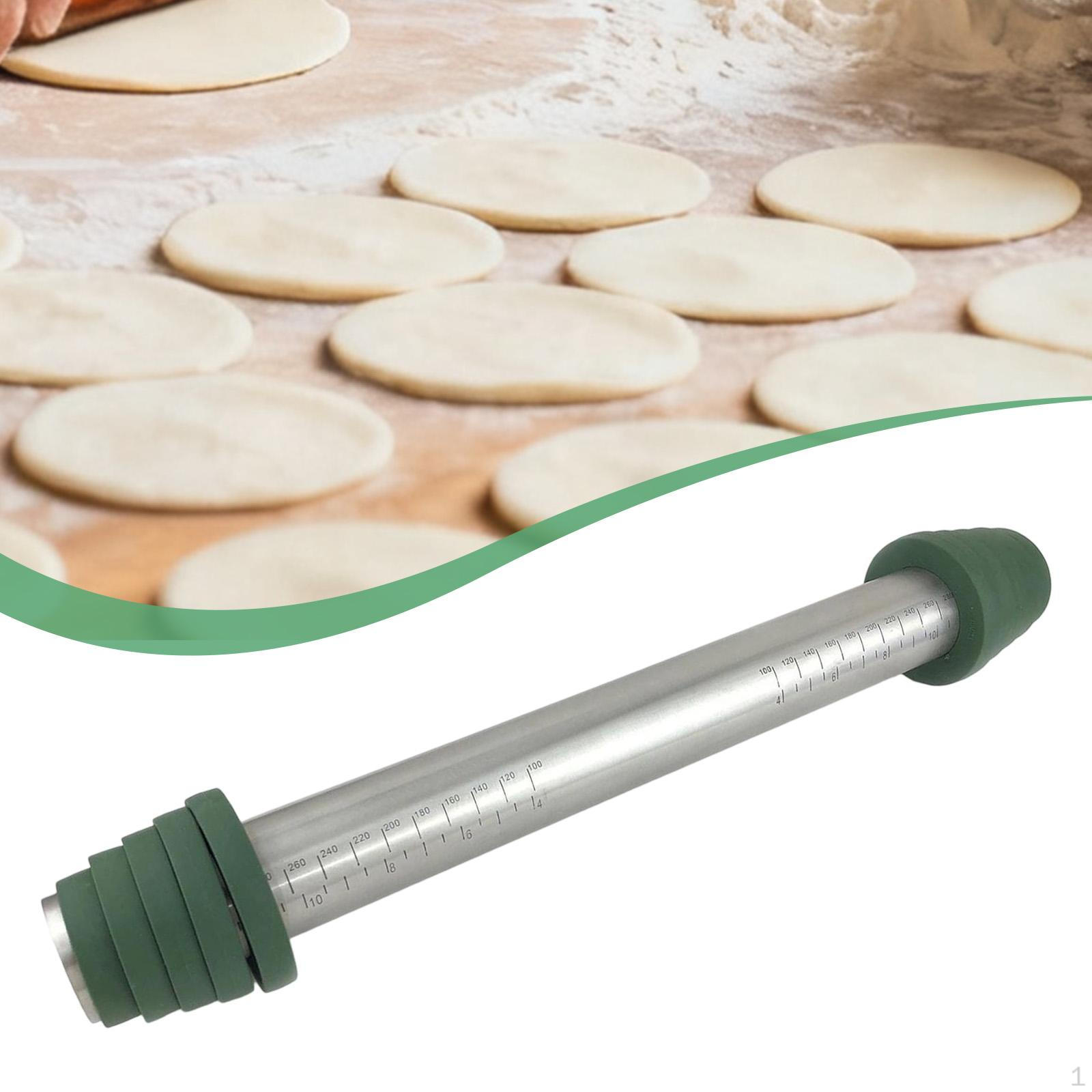 

Stainless Steel Rolling Pin Baking Portable Comfortable Versatile Home Adjustable