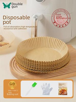 Rond Siliconen Olie Absorberend Papier voor Airfryers & Ovens